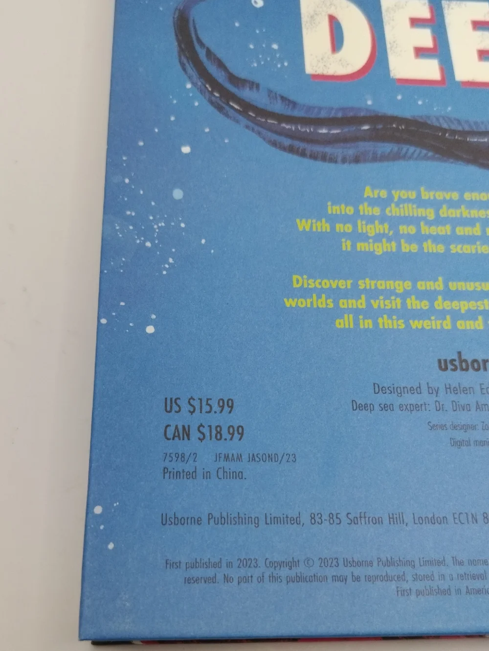 Extreme Planet: The Deep A Lift A Flap Book About Ocean Creatures NEW